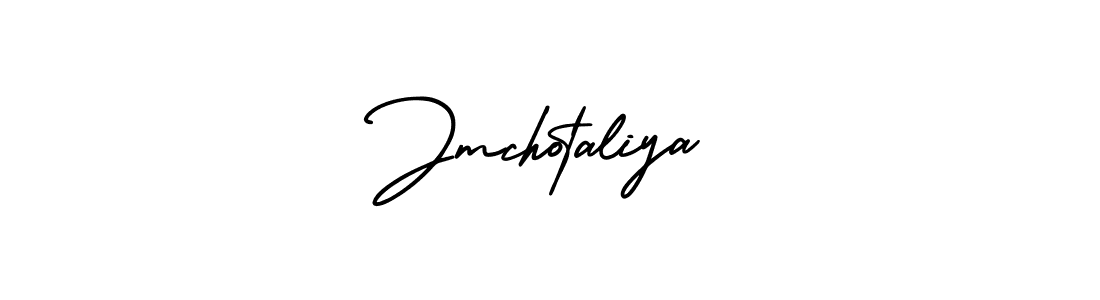 AmerikaSignatureDemo-Regular is a professional signature style that is perfect for those who want to add a touch of class to their signature. It is also a great choice for those who want to make their signature more unique. Get Jmchotaliya name to fancy signature for free. Jmchotaliya signature style 3 images and pictures png