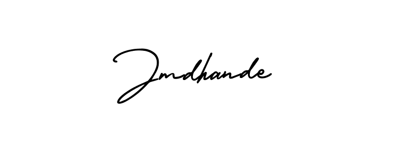 This is the best signature style for the Jmdhande name. Also you like these signature font (AmerikaSignatureDemo-Regular). Mix name signature. Jmdhande signature style 3 images and pictures png