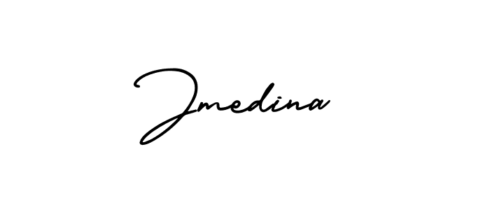 It looks lik you need a new signature style for name Jmedina. Design unique handwritten (AmerikaSignatureDemo-Regular) signature with our free signature maker in just a few clicks. Jmedina signature style 3 images and pictures png