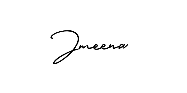 AmerikaSignatureDemo-Regular is a professional signature style that is perfect for those who want to add a touch of class to their signature. It is also a great choice for those who want to make their signature more unique. Get Jmeena name to fancy signature for free. Jmeena signature style 3 images and pictures png