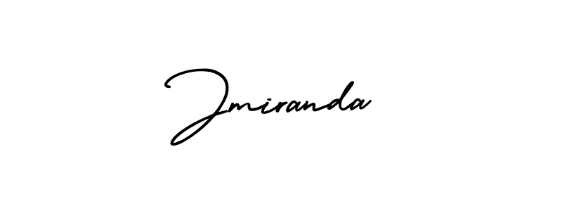 Make a beautiful signature design for name Jmiranda. With this signature (AmerikaSignatureDemo-Regular) style, you can create a handwritten signature for free. Jmiranda signature style 3 images and pictures png