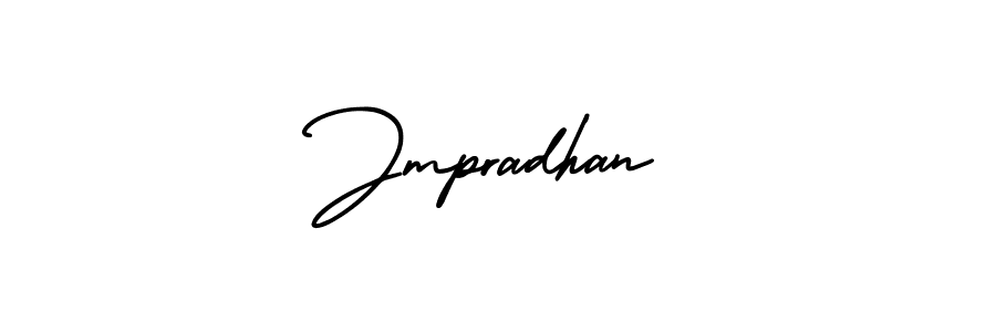 It looks lik you need a new signature style for name Jmpradhan. Design unique handwritten (AmerikaSignatureDemo-Regular) signature with our free signature maker in just a few clicks. Jmpradhan signature style 3 images and pictures png