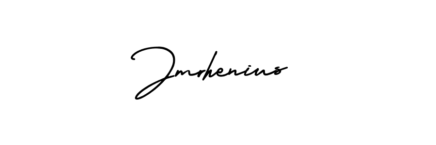 Jmrhenius stylish signature style. Best Handwritten Sign (AmerikaSignatureDemo-Regular) for my name. Handwritten Signature Collection Ideas for my name Jmrhenius. Jmrhenius signature style 3 images and pictures png