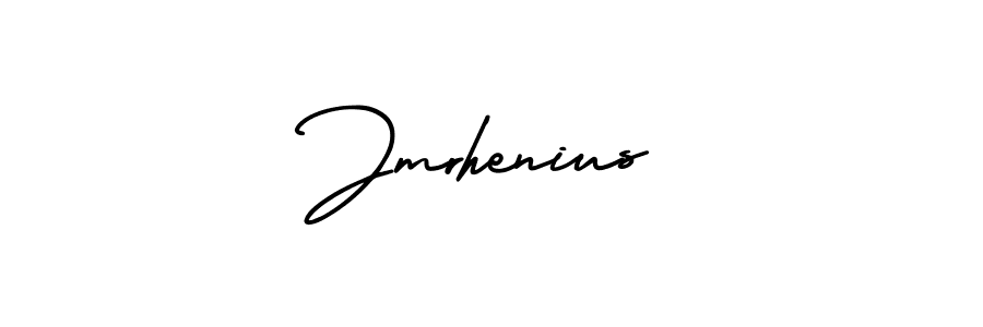 AmerikaSignatureDemo-Regular is a professional signature style that is perfect for those who want to add a touch of class to their signature. It is also a great choice for those who want to make their signature more unique. Get Jmrhenius name to fancy signature for free. Jmrhenius signature style 3 images and pictures png