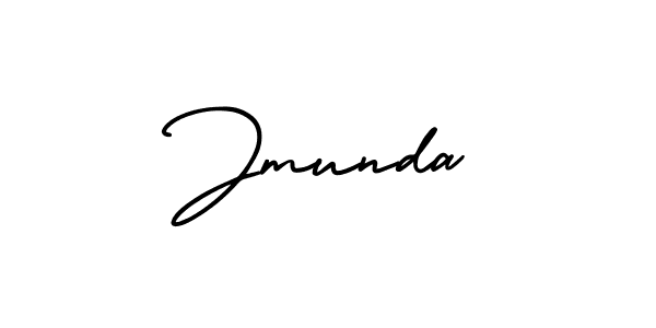 Use a signature maker to create a handwritten signature online. With this signature software, you can design (AmerikaSignatureDemo-Regular) your own signature for name Jmunda. Jmunda signature style 3 images and pictures png