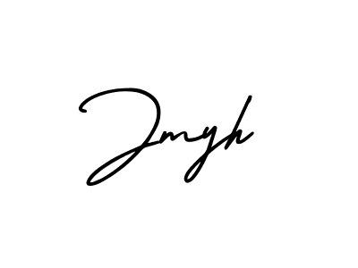 if you are searching for the best signature style for your name Jmyh. so please give up your signature search. here we have designed multiple signature styles  using AmerikaSignatureDemo-Regular. Jmyh signature style 3 images and pictures png