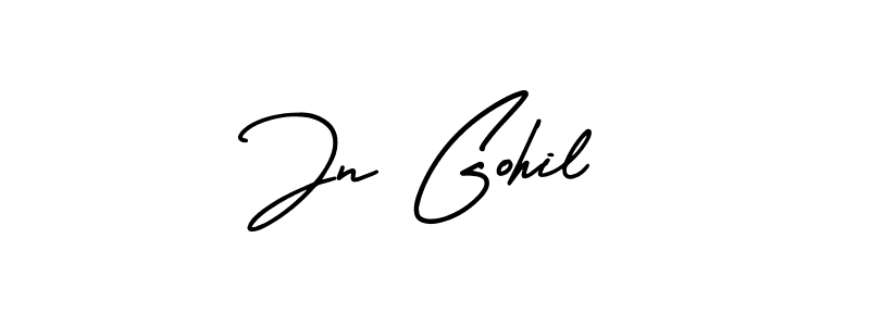 You can use this online signature creator to create a handwritten signature for the name Jn Gohil. This is the best online autograph maker. Jn Gohil signature style 3 images and pictures png