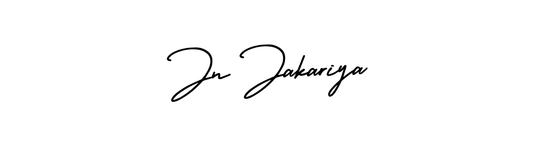 Make a beautiful signature design for name Jn Jakariya. Use this online signature maker to create a handwritten signature for free. Jn Jakariya signature style 3 images and pictures png