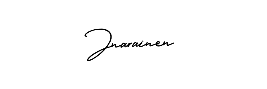 Use a signature maker to create a handwritten signature online. With this signature software, you can design (AmerikaSignatureDemo-Regular) your own signature for name Jnarainen. Jnarainen signature style 3 images and pictures png