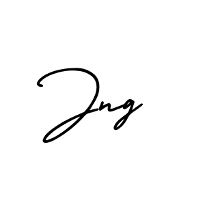 Make a beautiful signature design for name Jng. With this signature (AmerikaSignatureDemo-Regular) style, you can create a handwritten signature for free. Jng signature style 3 images and pictures png