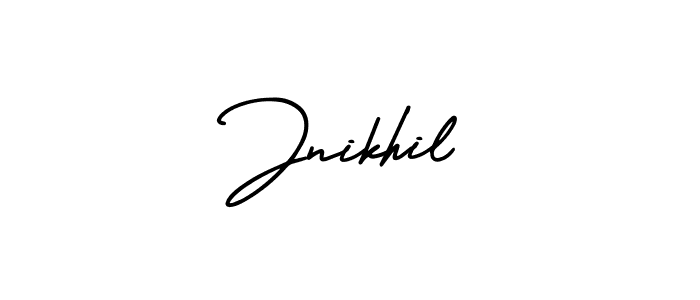 if you are searching for the best signature style for your name Jnikhil. so please give up your signature search. here we have designed multiple signature styles  using AmerikaSignatureDemo-Regular. Jnikhil signature style 3 images and pictures png