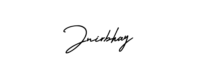 It looks lik you need a new signature style for name Jnirbhay. Design unique handwritten (AmerikaSignatureDemo-Regular) signature with our free signature maker in just a few clicks. Jnirbhay signature style 3 images and pictures png