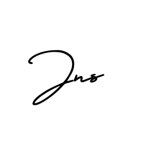 Make a beautiful signature design for name Jns. With this signature (AmerikaSignatureDemo-Regular) style, you can create a handwritten signature for free. Jns signature style 3 images and pictures png