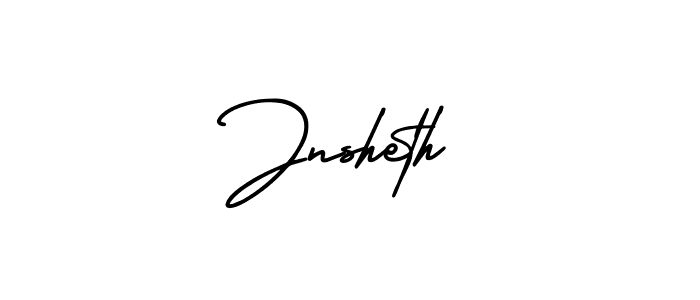 Make a beautiful signature design for name Jnsheth. With this signature (AmerikaSignatureDemo-Regular) style, you can create a handwritten signature for free. Jnsheth signature style 3 images and pictures png