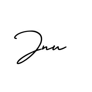 Also You can easily find your signature by using the search form. We will create Jnu name handwritten signature images for you free of cost using AmerikaSignatureDemo-Regular sign style. Jnu signature style 3 images and pictures png