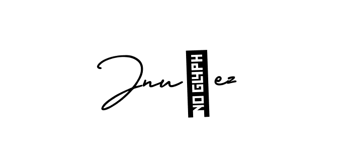 Use a signature maker to create a handwritten signature online. With this signature software, you can design (AmerikaSignatureDemo-Regular) your own signature for name Jnuñez. Jnuñez signature style 3 images and pictures png