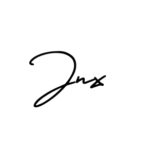 Design your own signature with our free online signature maker. With this signature software, you can create a handwritten (AmerikaSignatureDemo-Regular) signature for name Jnx. Jnx signature style 3 images and pictures png