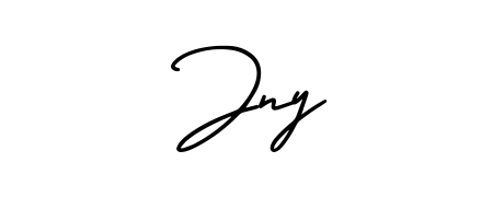 Discover the perfect balance of readability and style for Jny with AmerikaSignatureDemo-Regular font. Create your dream signature today. Jny signature style 3 images and pictures png
