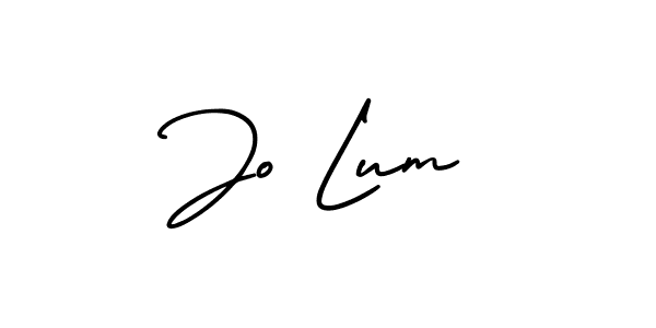 Make a beautiful signature design for name Jo Lum. With this signature (AmerikaSignatureDemo-Regular) style, you can create a handwritten signature for free. Jo Lum signature style 3 images and pictures png