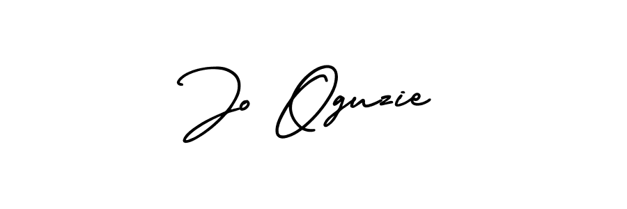How to Draw Jo Oguzie signature style? AmerikaSignatureDemo-Regular is a latest design signature styles for name Jo Oguzie. Jo Oguzie signature style 3 images and pictures png