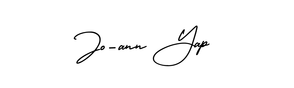 Check out images of Autograph of Jo-ann Yap name. Actor Jo-ann Yap Signature Style. AmerikaSignatureDemo-Regular is a professional sign style online. Jo-ann Yap signature style 3 images and pictures png