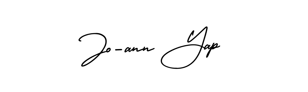 Use a signature maker to create a handwritten signature online. With this signature software, you can design (AmerikaSignatureDemo-Regular) your own signature for name Jo-ann Yap. Jo-ann Yap signature style 3 images and pictures png