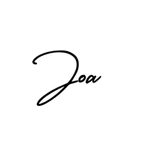 The best way (AmerikaSignatureDemo-Regular) to make a short signature is to pick only two or three words in your name. The name Joa include a total of six letters. For converting this name. Joa signature style 3 images and pictures png