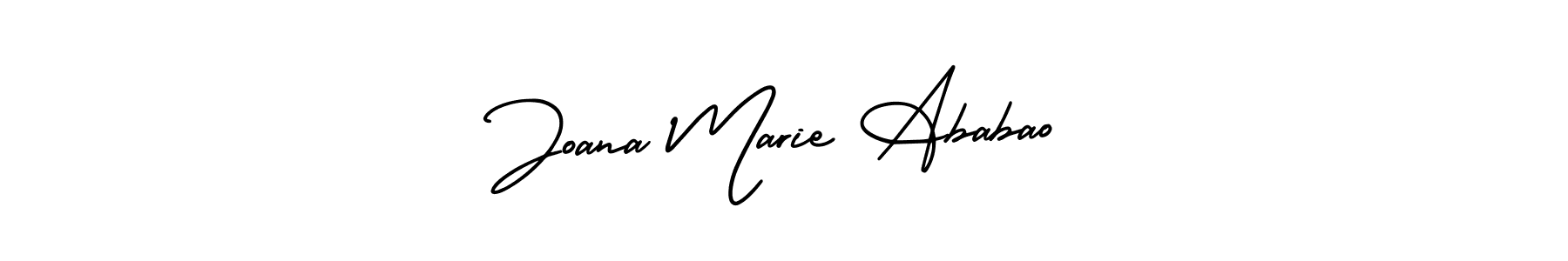 Also we have Joana Marie Ababao name is the best signature style. Create professional handwritten signature collection using AmerikaSignatureDemo-Regular autograph style. Joana Marie Ababao signature style 3 images and pictures png