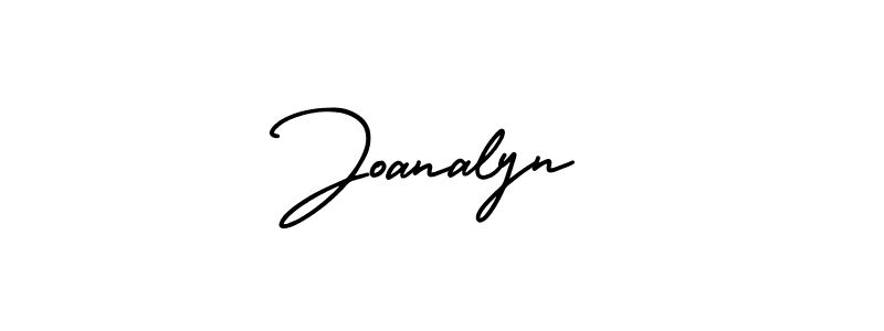 Use a signature maker to create a handwritten signature online. With this signature software, you can design (AmerikaSignatureDemo-Regular) your own signature for name Joanalyn. Joanalyn signature style 3 images and pictures png