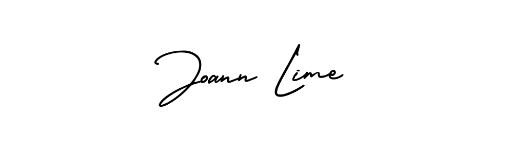 It looks lik you need a new signature style for name Joann Lime. Design unique handwritten (AmerikaSignatureDemo-Regular) signature with our free signature maker in just a few clicks. Joann Lime signature style 3 images and pictures png