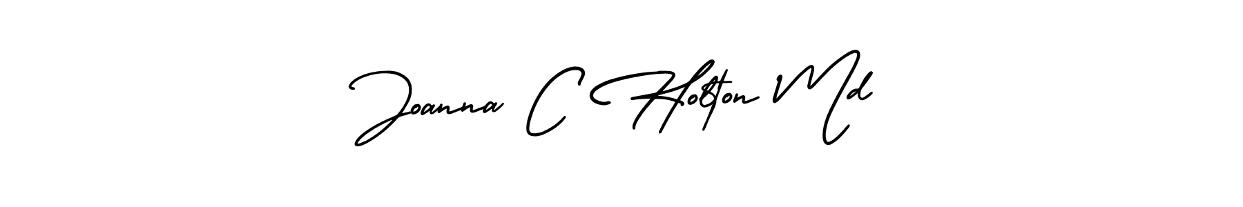 Joanna C Holton Md stylish signature style. Best Handwritten Sign (AmerikaSignatureDemo-Regular) for my name. Handwritten Signature Collection Ideas for my name Joanna C Holton Md. Joanna C Holton Md signature style 3 images and pictures png