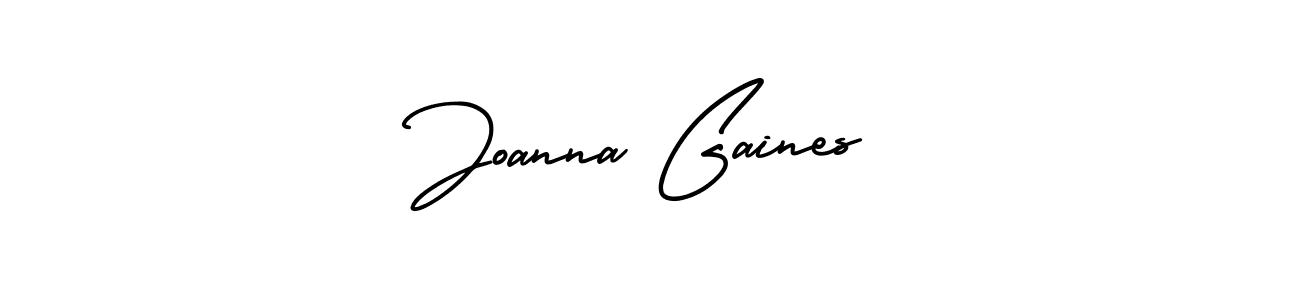 Joanna Gaines stylish signature style. Best Handwritten Sign (AmerikaSignatureDemo-Regular) for my name. Handwritten Signature Collection Ideas for my name Joanna Gaines. Joanna Gaines signature style 3 images and pictures png