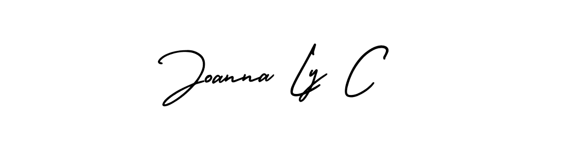 Also we have Joanna Ly C name is the best signature style. Create professional handwritten signature collection using AmerikaSignatureDemo-Regular autograph style. Joanna Ly C signature style 3 images and pictures png