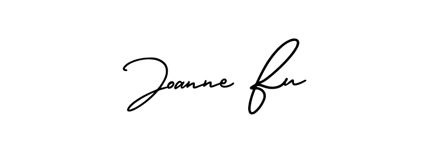 This is the best signature style for the Joanne Fu name. Also you like these signature font (AmerikaSignatureDemo-Regular). Mix name signature. Joanne Fu signature style 3 images and pictures png