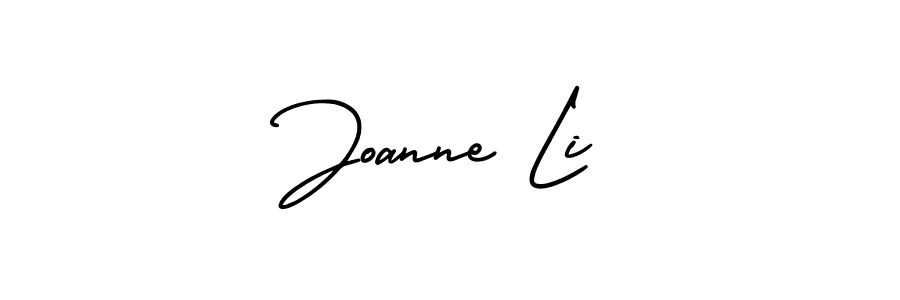 Best and Professional Signature Style for Joanne Li. AmerikaSignatureDemo-Regular Best Signature Style Collection. Joanne Li signature style 3 images and pictures png