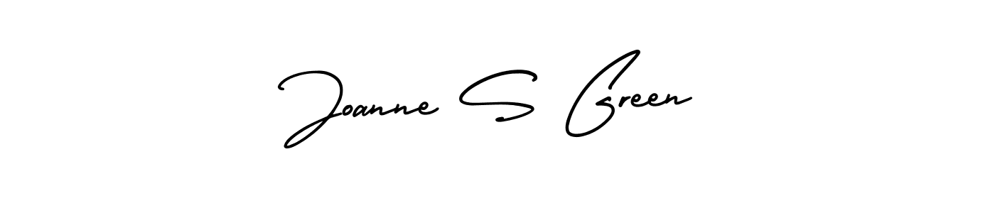 This is the best signature style for the Joanne S Green name. Also you like these signature font (AmerikaSignatureDemo-Regular). Mix name signature. Joanne S Green signature style 3 images and pictures png