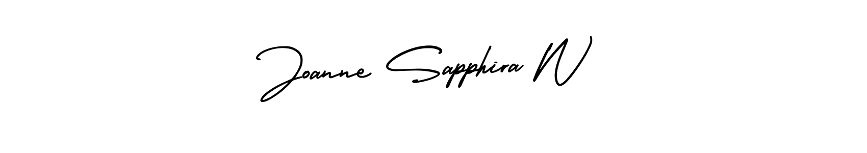 AmerikaSignatureDemo-Regular is a professional signature style that is perfect for those who want to add a touch of class to their signature. It is also a great choice for those who want to make their signature more unique. Get Joanne Sapphira W name to fancy signature for free. Joanne Sapphira W signature style 3 images and pictures png