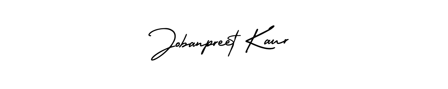 How to make Jobanpreet Kaur signature? AmerikaSignatureDemo-Regular is a professional autograph style. Create handwritten signature for Jobanpreet Kaur name. Jobanpreet Kaur signature style 3 images and pictures png