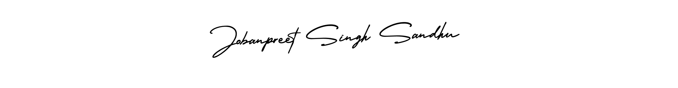 You should practise on your own different ways (AmerikaSignatureDemo-Regular) to write your name (Jobanpreet Singh Sandhu) in signature. don't let someone else do it for you. Jobanpreet Singh Sandhu signature style 3 images and pictures png