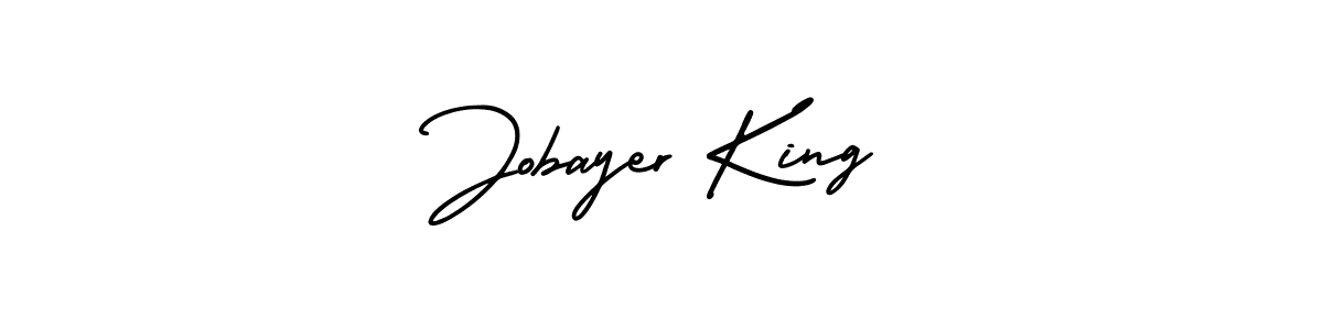 Similarly AmerikaSignatureDemo-Regular is the best handwritten signature design. Signature creator online .You can use it as an online autograph creator for name Jobayer King. Jobayer King signature style 3 images and pictures png