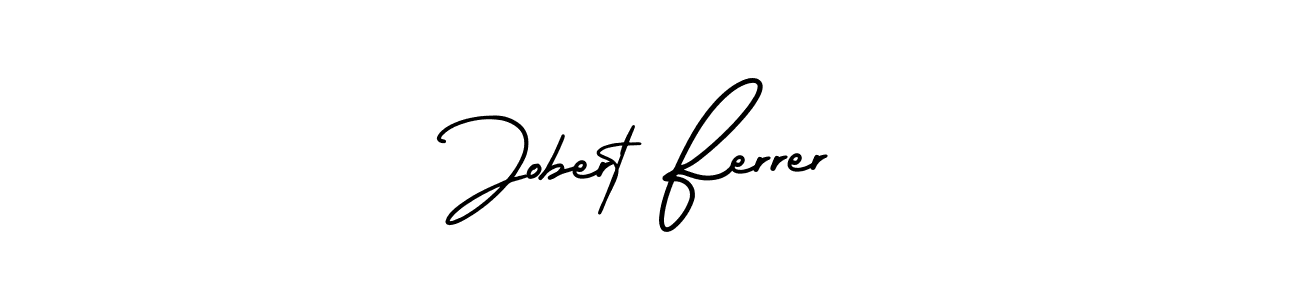Create a beautiful signature design for name Jobert Ferrer. With this signature (AmerikaSignatureDemo-Regular) fonts, you can make a handwritten signature for free. Jobert Ferrer signature style 3 images and pictures png