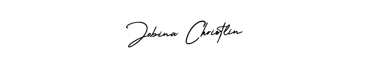 Create a beautiful signature design for name Jobina Christlin. With this signature (AmerikaSignatureDemo-Regular) fonts, you can make a handwritten signature for free. Jobina Christlin signature style 3 images and pictures png