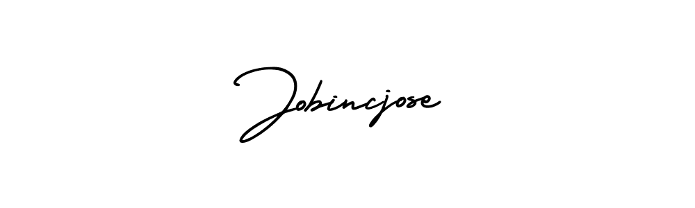 Use a signature maker to create a handwritten signature online. With this signature software, you can design (AmerikaSignatureDemo-Regular) your own signature for name Jobincjose. Jobincjose signature style 3 images and pictures png