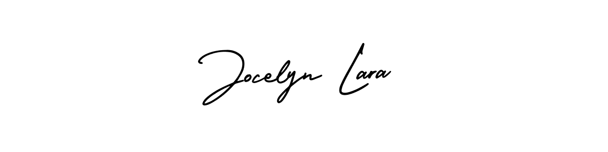 How to Draw Jocelyn Lara signature style? AmerikaSignatureDemo-Regular is a latest design signature styles for name Jocelyn Lara. Jocelyn Lara signature style 3 images and pictures png