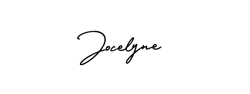 Create a beautiful signature design for name Jocelyne. With this signature (AmerikaSignatureDemo-Regular) fonts, you can make a handwritten signature for free. Jocelyne signature style 3 images and pictures png