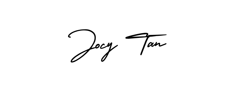 Make a beautiful signature design for name Jocy Tan. With this signature (AmerikaSignatureDemo-Regular) style, you can create a handwritten signature for free. Jocy Tan signature style 3 images and pictures png