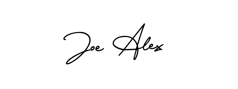 Joe Alex stylish signature style. Best Handwritten Sign (AmerikaSignatureDemo-Regular) for my name. Handwritten Signature Collection Ideas for my name Joe Alex. Joe Alex signature style 3 images and pictures png