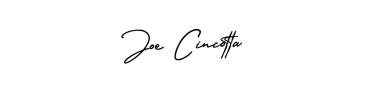 It looks lik you need a new signature style for name Joe Cincotta. Design unique handwritten (AmerikaSignatureDemo-Regular) signature with our free signature maker in just a few clicks. Joe Cincotta signature style 3 images and pictures png