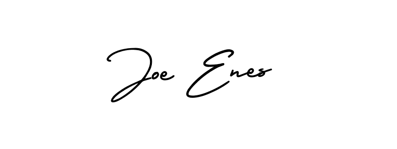 Make a beautiful signature design for name Joe Enes. With this signature (AmerikaSignatureDemo-Regular) style, you can create a handwritten signature for free. Joe Enes signature style 3 images and pictures png