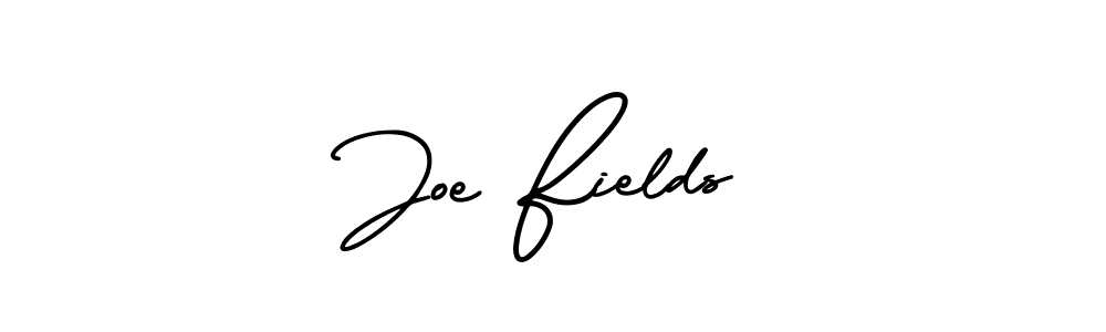 Make a beautiful signature design for name Joe Fields. With this signature (AmerikaSignatureDemo-Regular) style, you can create a handwritten signature for free. Joe Fields signature style 3 images and pictures png